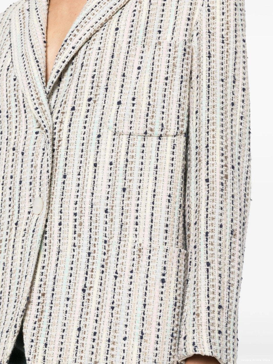 Cheap Women blazer Versace tweed 0426